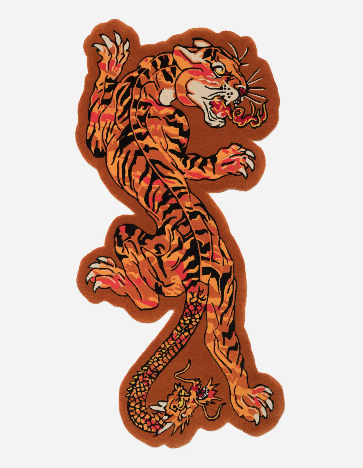 1400 Panther Chimera Rug Orange