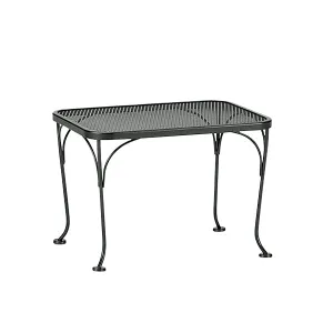 18"x24" Rectangular Mesh Top Side Table