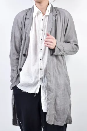 2101-JK06A Crepe Cotton Coat 04 P.Charcoal