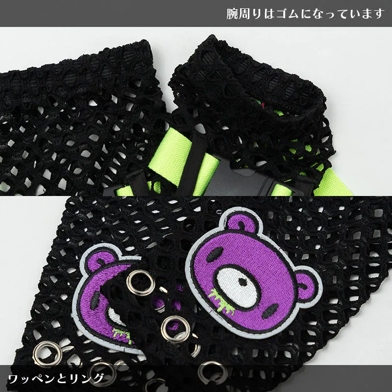 ACDC RAG & Gloomy Bear vivid mesh arm covers