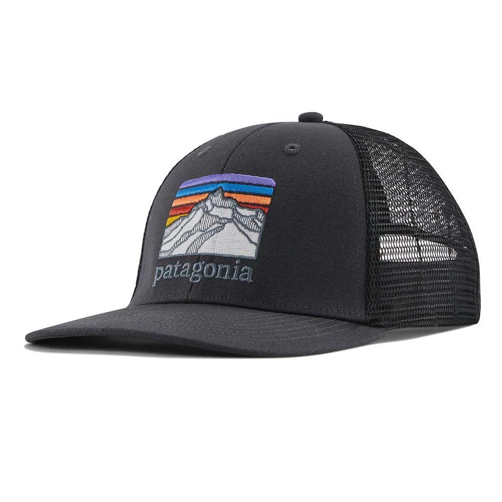 All Gender Line Logo Ridge LoPro Trucker Hat - Ink Black