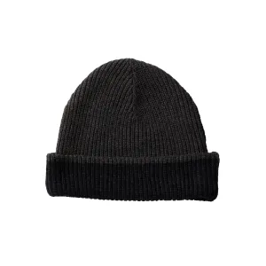 Belmont Plaited Reversible Beanie - Charcoal Gray