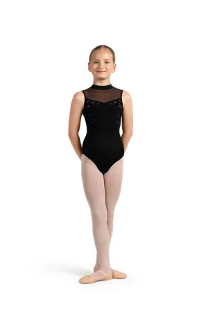 Bloch CL4205 Mock-Neck Open-Back Leo