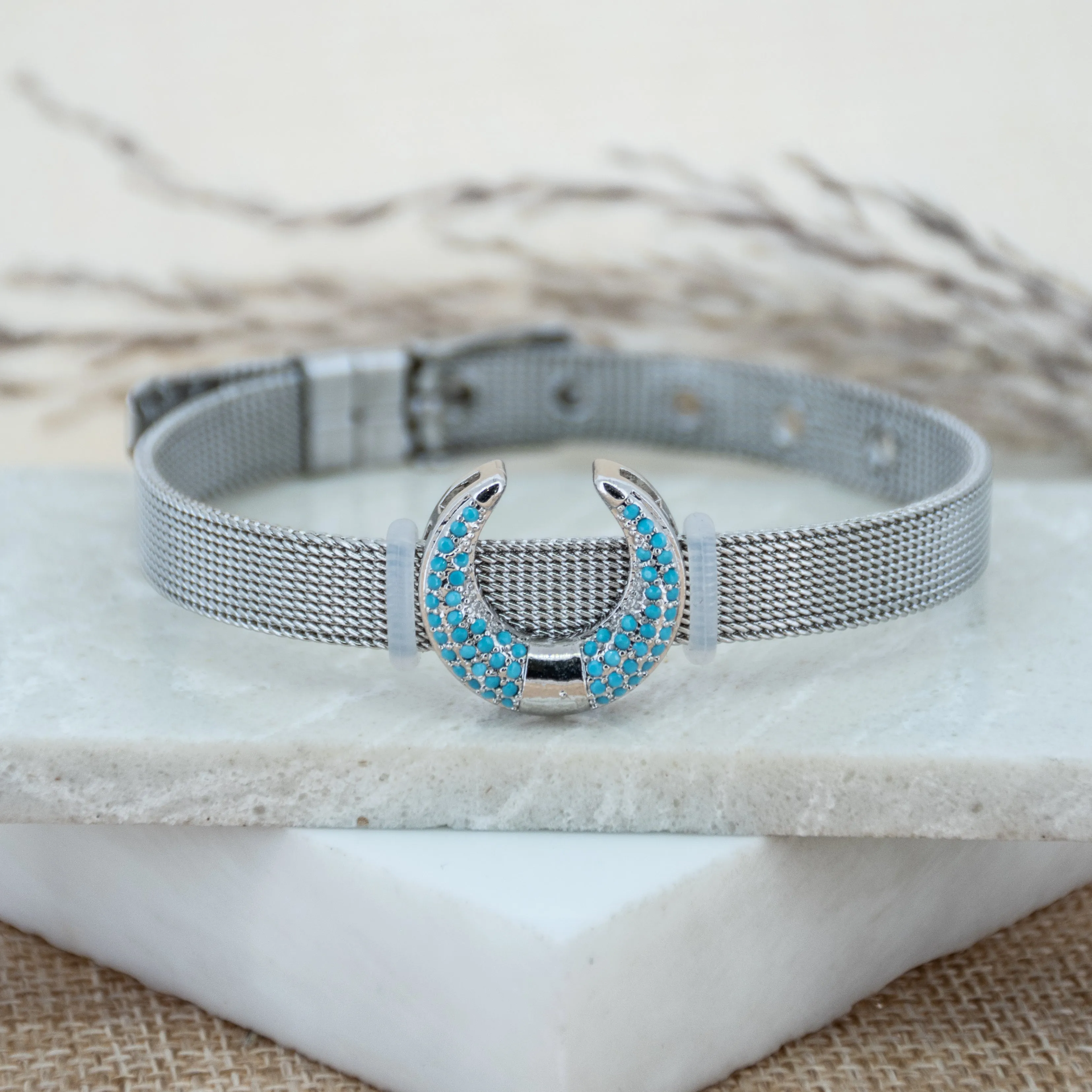 Blue Horseshoe Watch belt