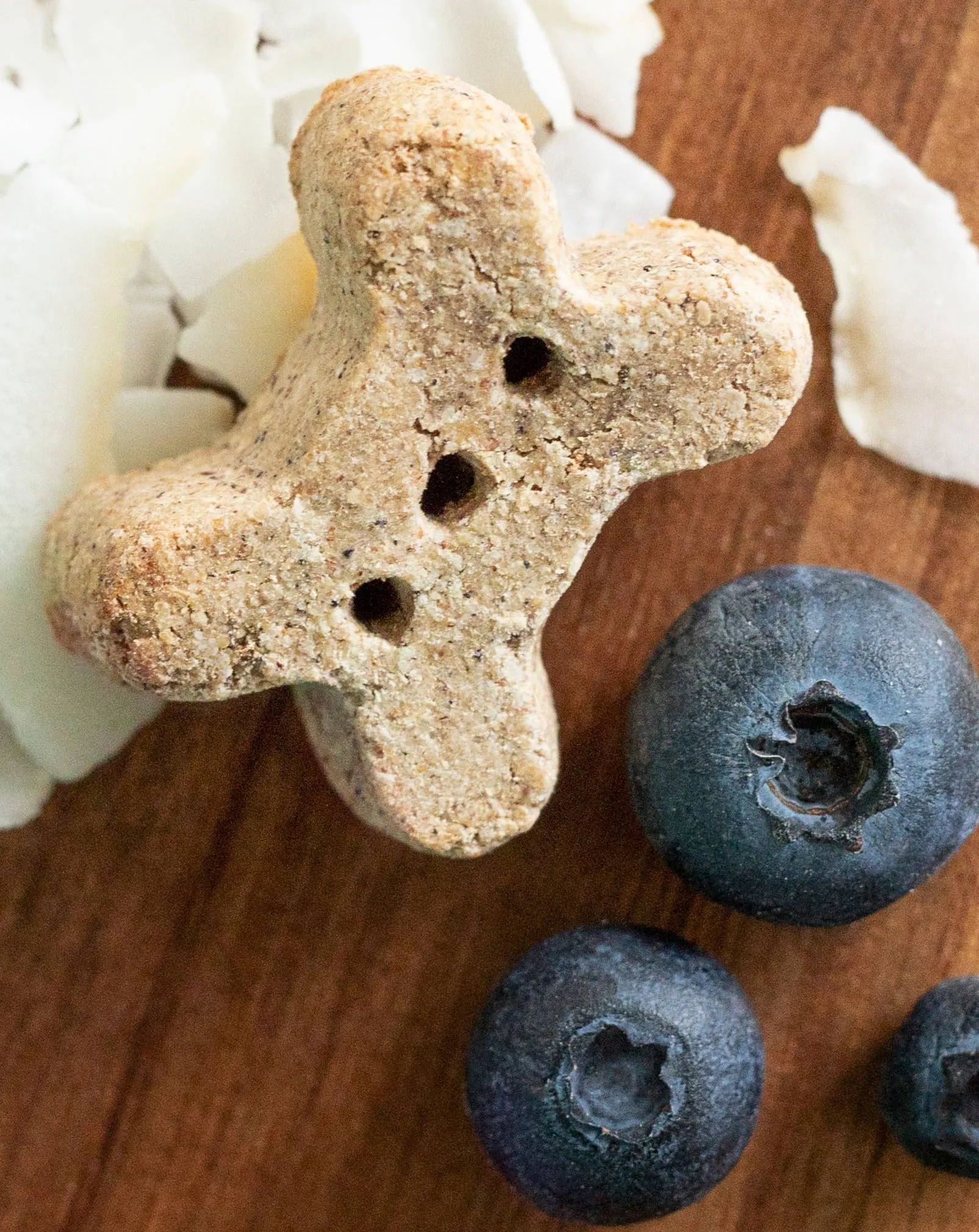 Blueberry & Coconut Crunchy Dog Biscuits