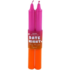 Bomb Cosmetics Date Night Two Tone Candle Sticks Set of 2