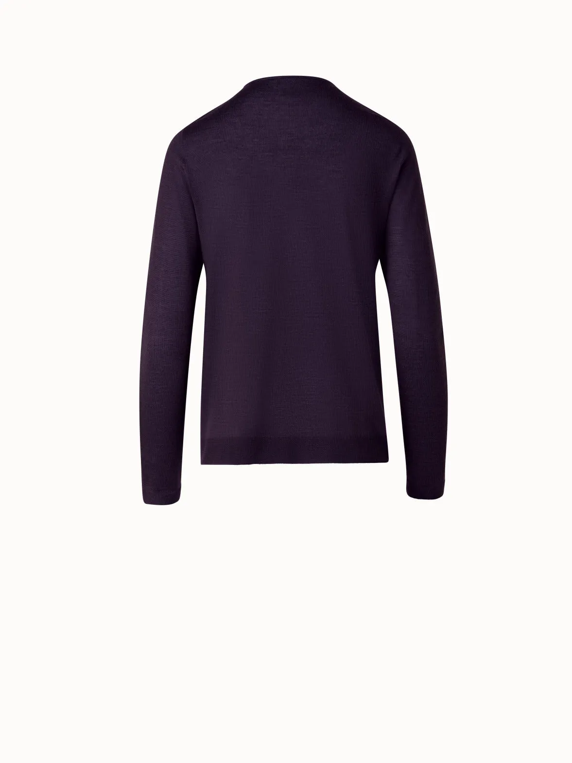 Crew Neck Cashmere Silk Sweater