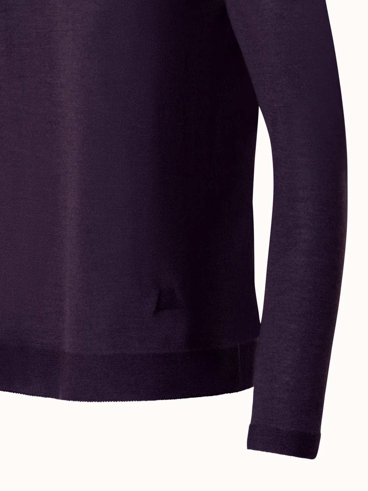 Crew Neck Cashmere Silk Sweater