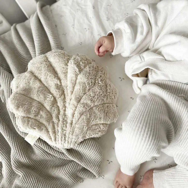 Cuddly Shell Pillow/Heat Pack in Organic Cotton/Lambswool - Small