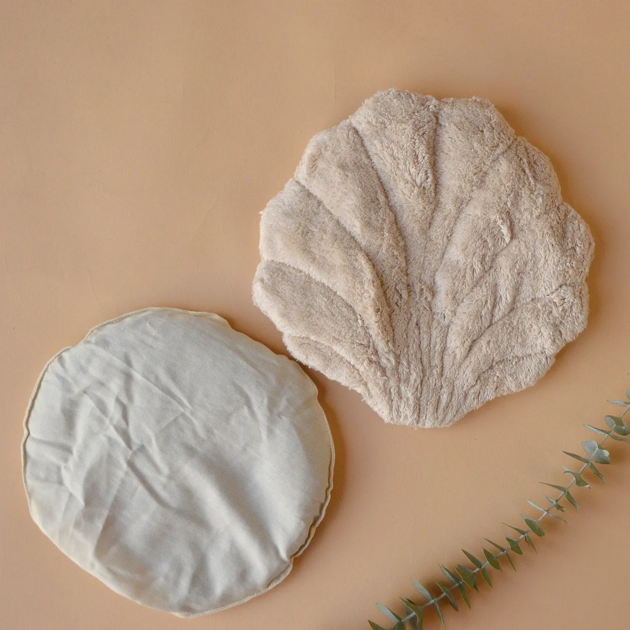 Cuddly Shell Pillow/Heat Pack in Organic Cotton/Lambswool - Small