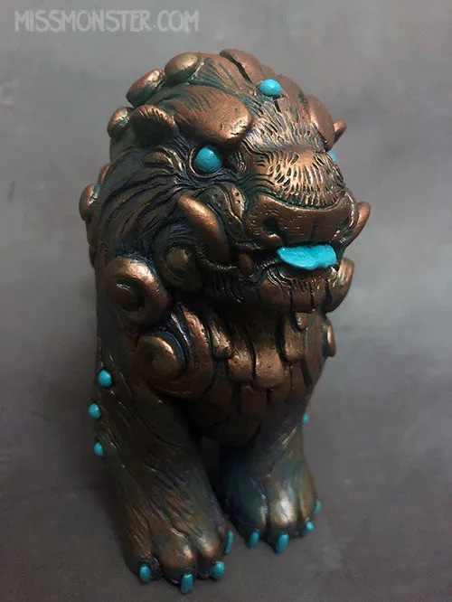 FOO DOG BLEP- PAINTED FIGURE