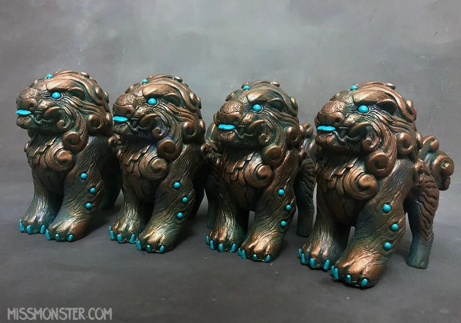 FOO DOG BLEP- PAINTED FIGURE