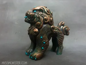 FOO DOG BLEP- PAINTED FIGURE