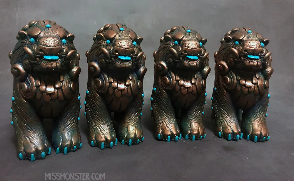 FOO DOG BLEP- PAINTED FIGURE