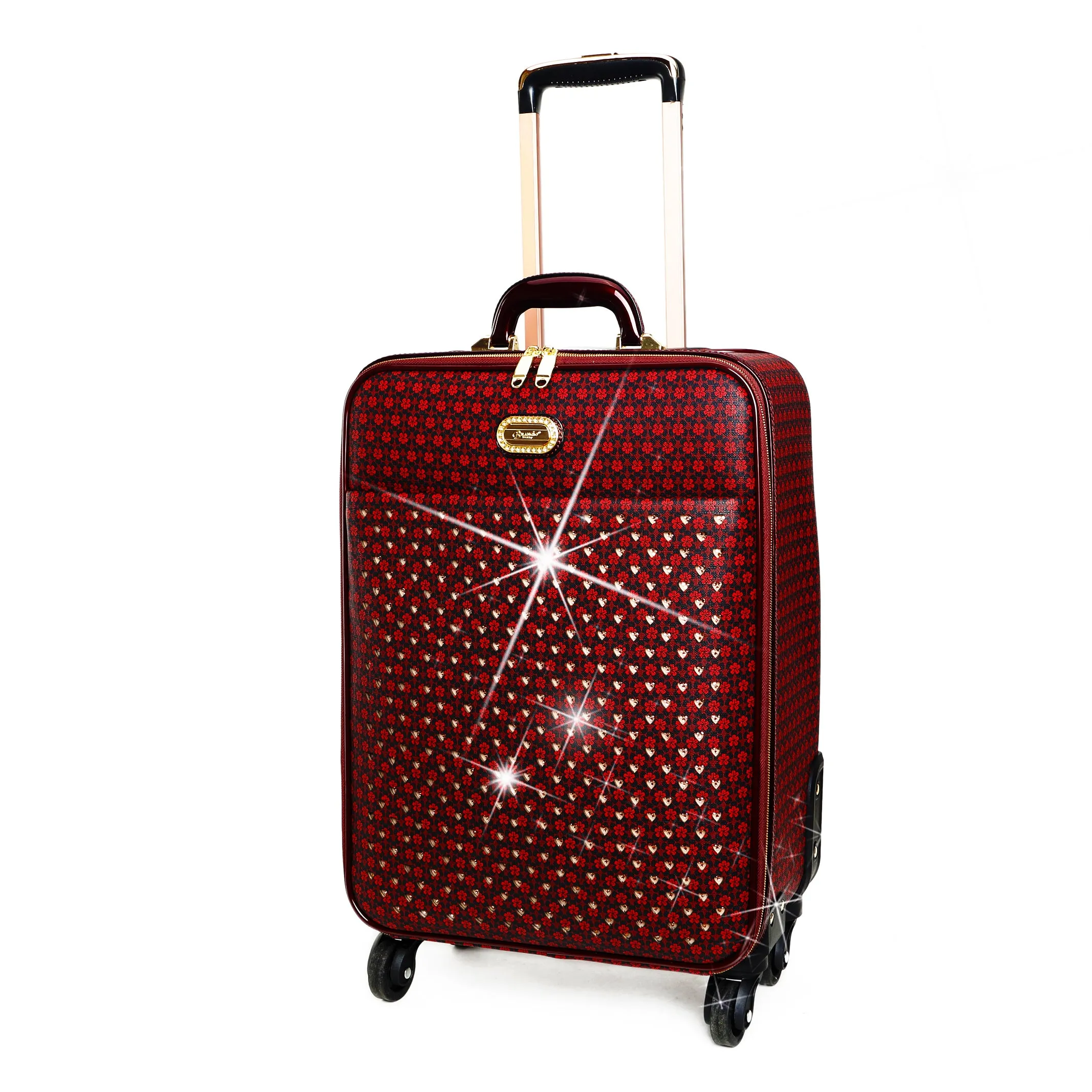 Galaxy Stars Clover Luxury Signature Travel Luggage