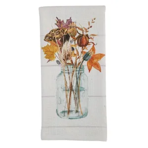 Harvest Home Foliage Dishtowel