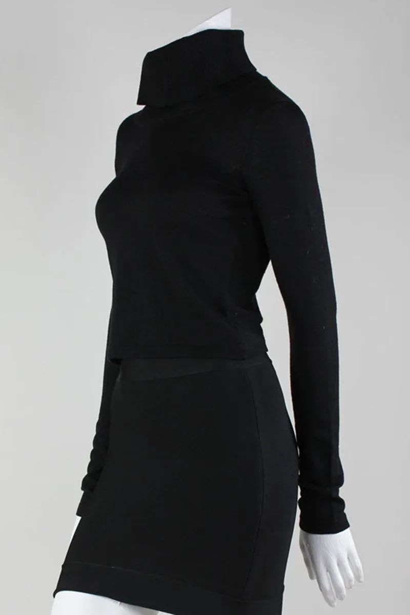 Helmut Lang Long Sleeve Turtleneck Sweater Petite