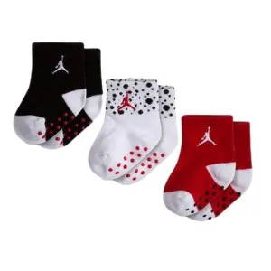 JORDAN CEMENT 3-PACK GRIPPER SOCKS_ INFANTS