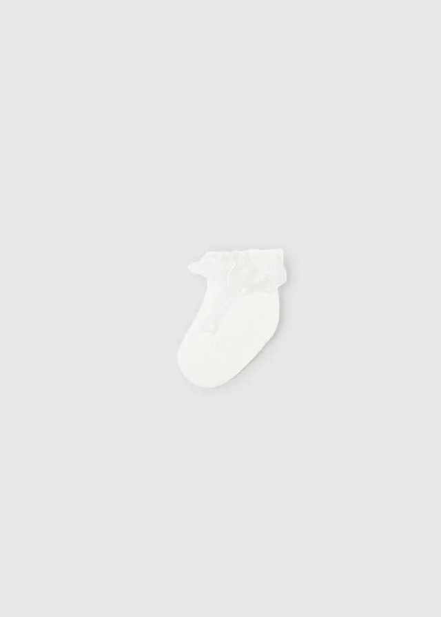 Mayoral 9712 089 - Natural Plumeti Socks