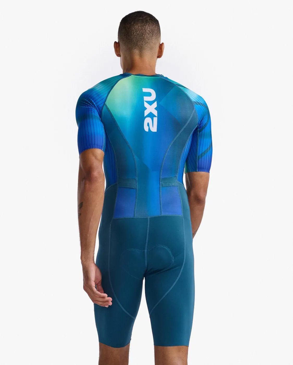 Men's Aero Sleeved Trisuit - Spring Green / Majol