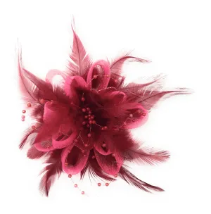 Men's Fashion Lapel Flower- Flower6 Burgundy