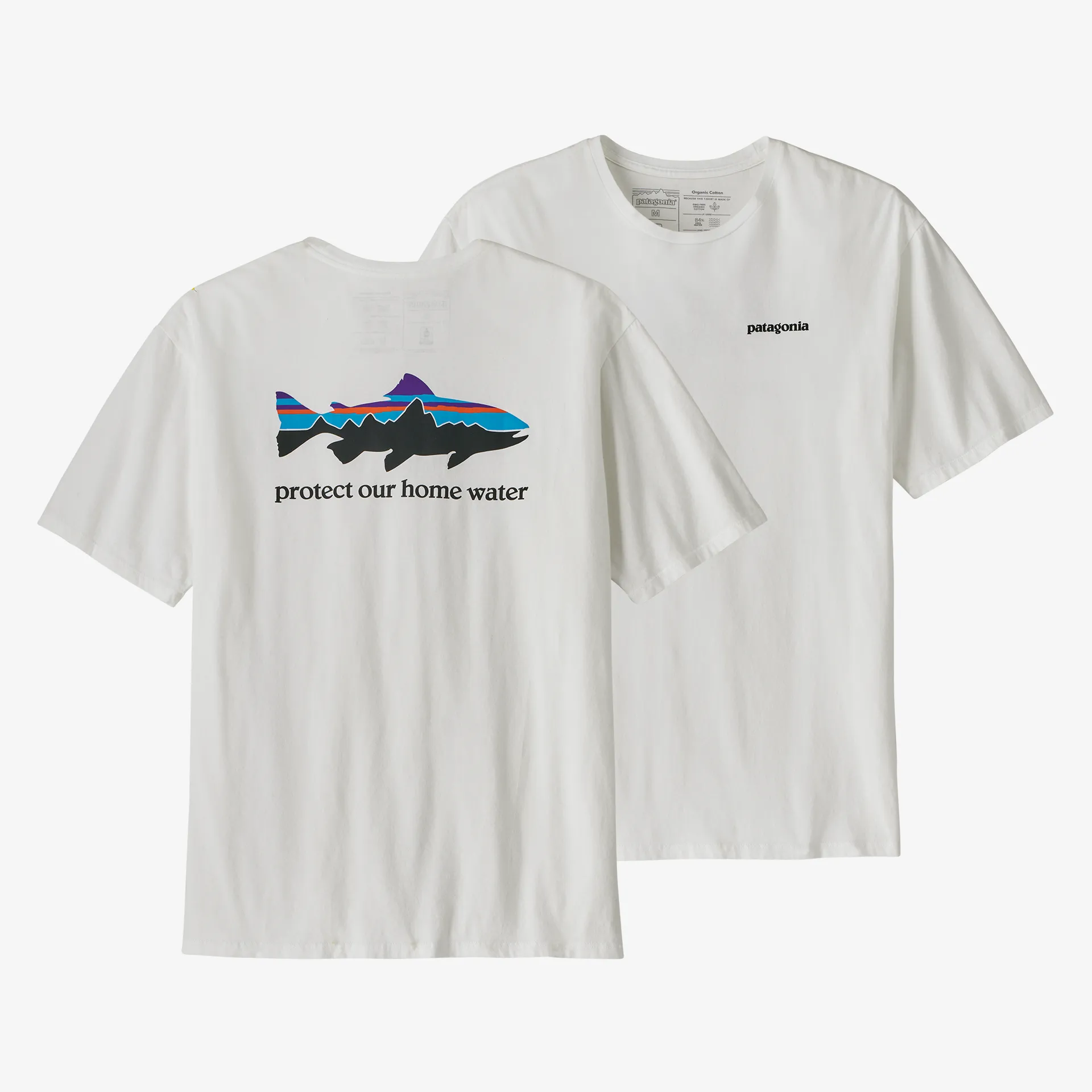 Men's Home Water Trout Organic T-Shirt