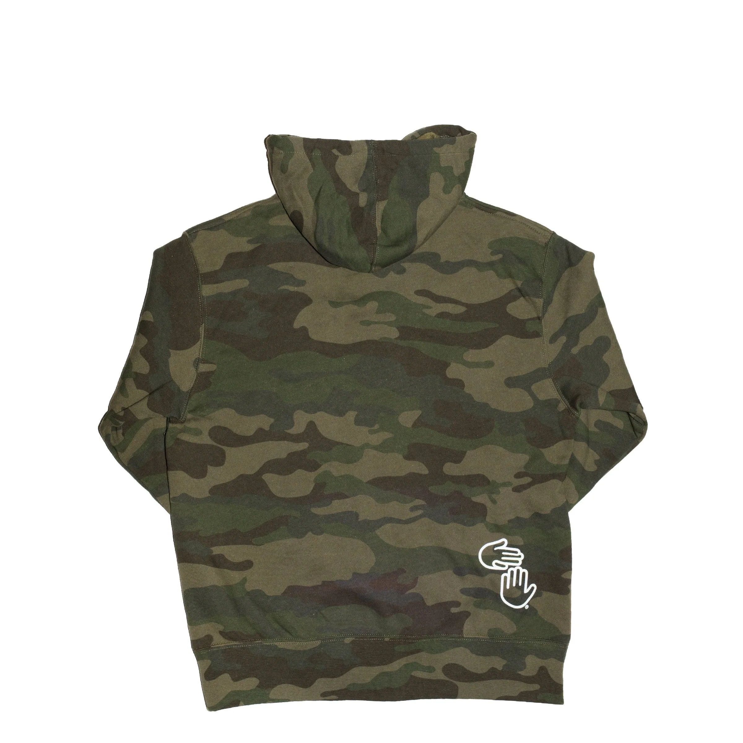 Michigan Hands Zip Hoodie (Camo)