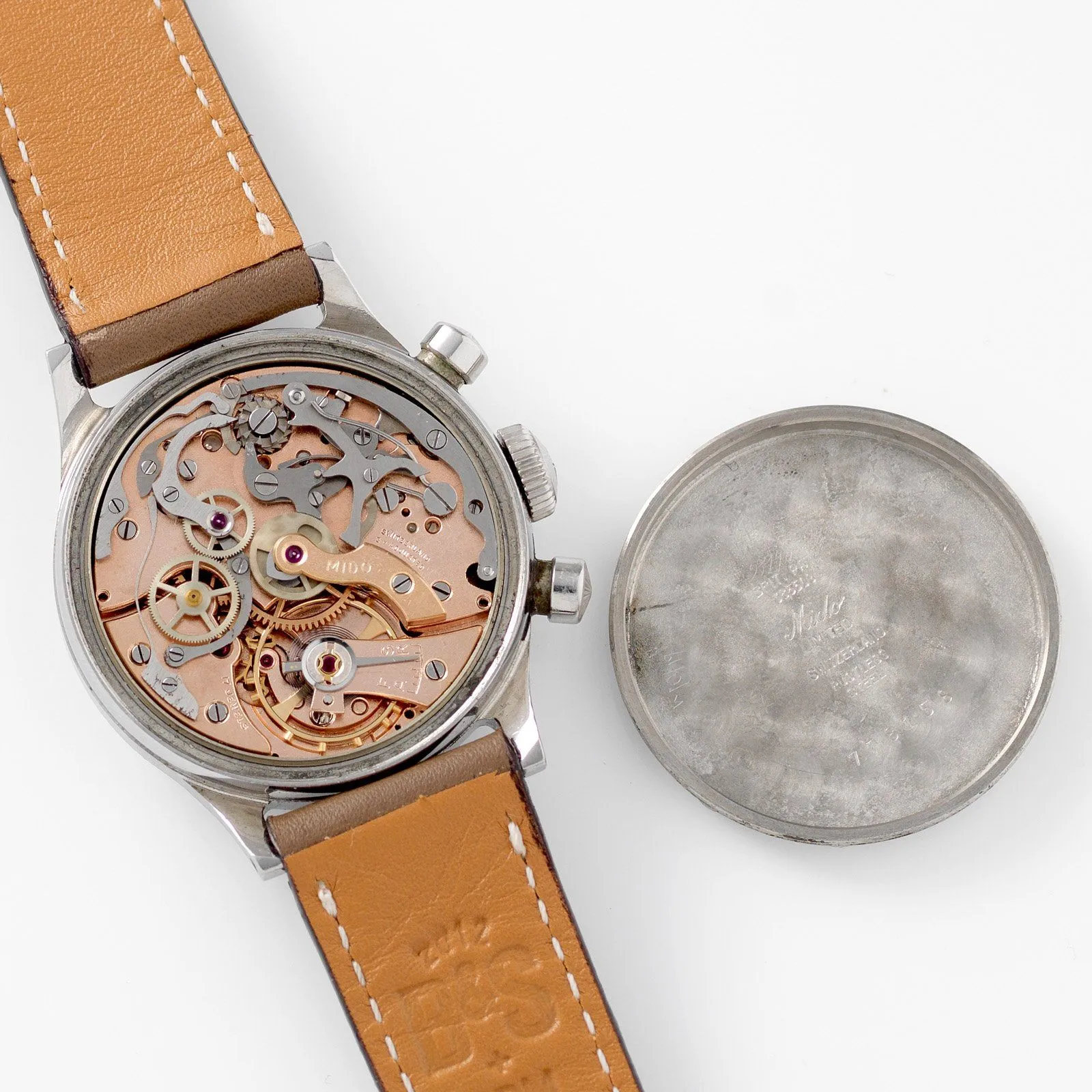 Mido Multi-Centerchrono Chronograph Watch 1940s