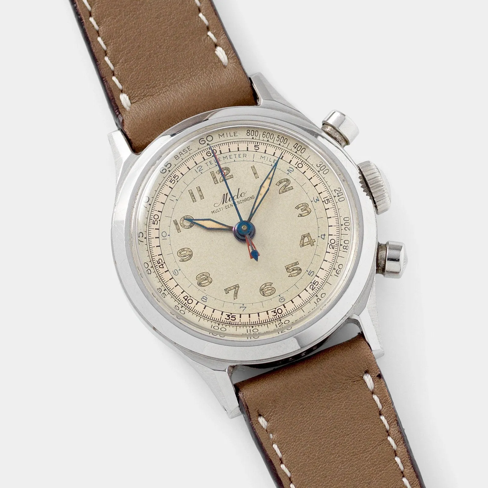 Mido Multi-Centerchrono Chronograph Watch 1940s