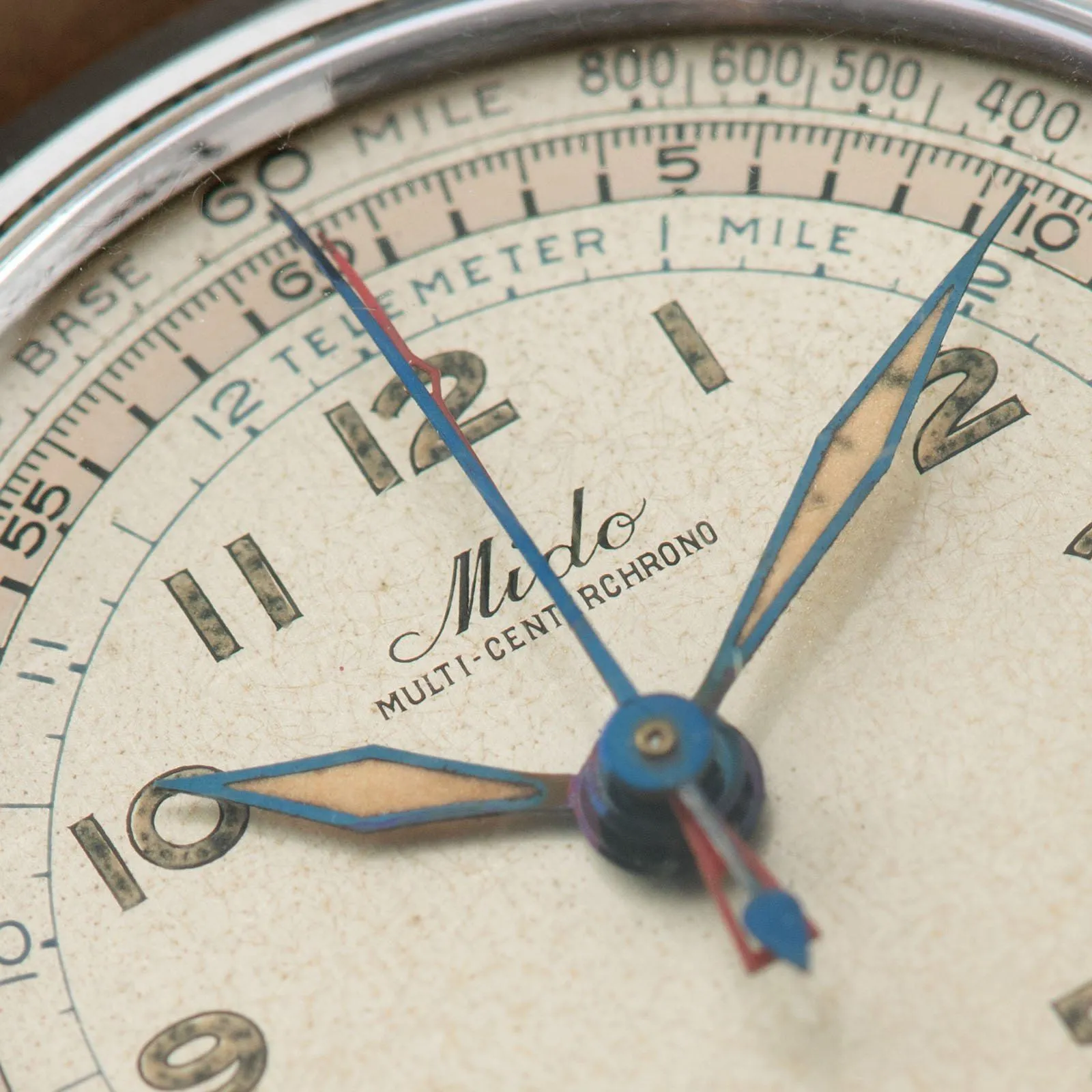 Mido Multi-Centerchrono Chronograph Watch 1940s