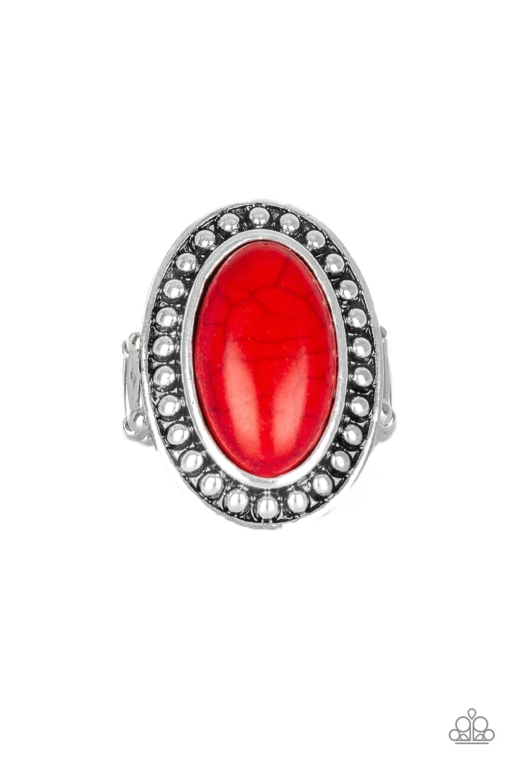 Open Door Jewelry - Desert Heat - Red Ring - Paparazzi Accessories