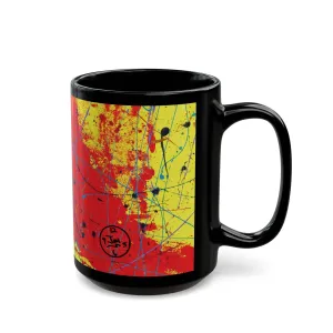 Red Rocket 15oz Black Mug by Jumper Maybach®