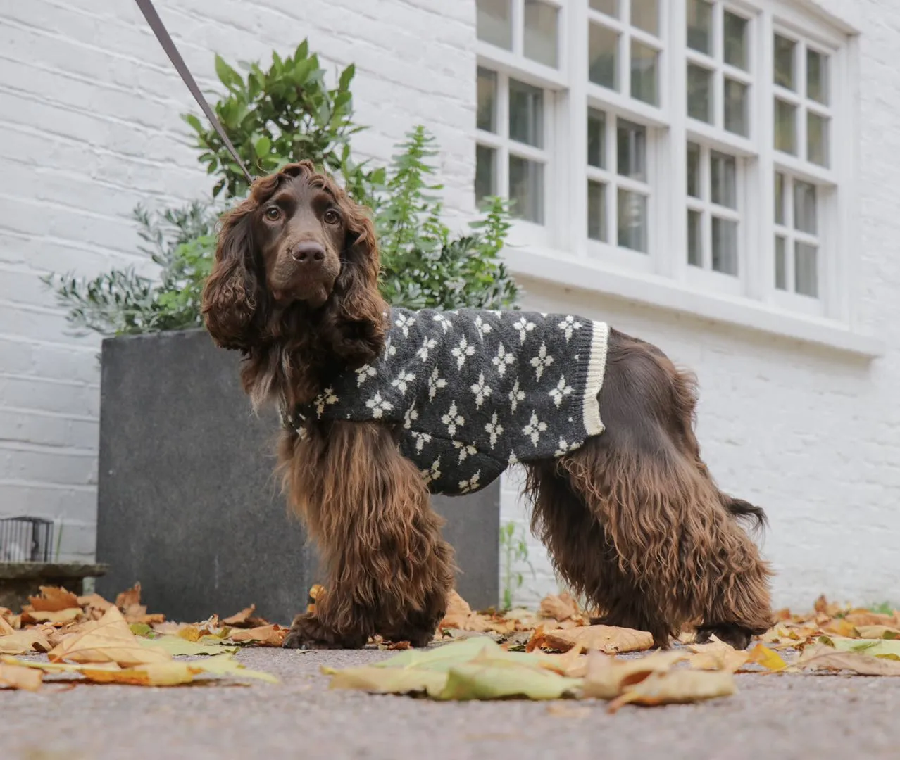 Sleeveless Floral Jacquard Jumper