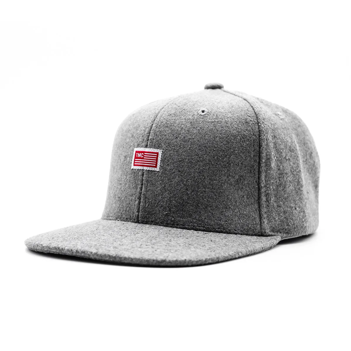 TMC Flag Limited Edition Snapback - Heather Grey Wool