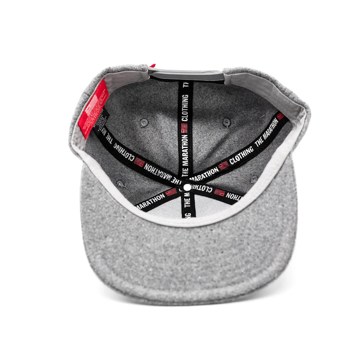 TMC Flag Limited Edition Snapback - Heather Grey Wool