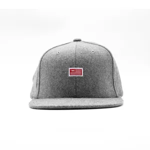 TMC Flag Limited Edition Snapback - Heather Grey Wool