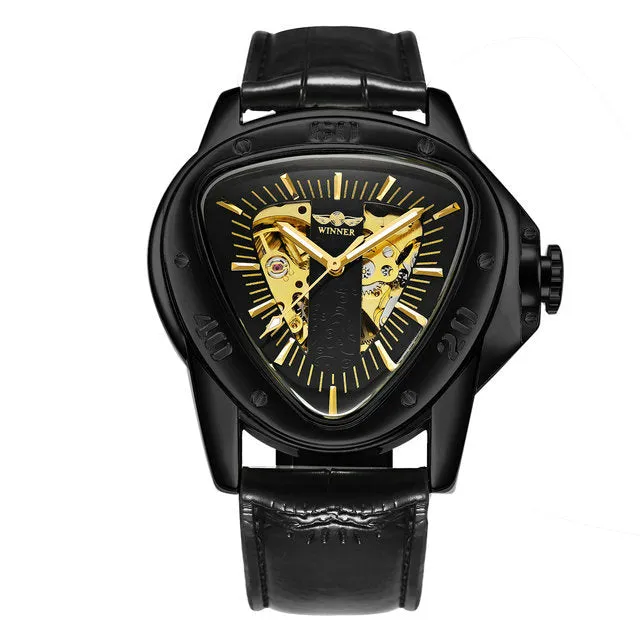 Top Brand Men Watches Mechanical WINNER Watch Relogio Masculino 3D Design