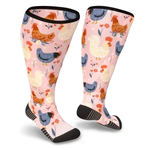 What The Cluck Diabetic Compression Socks